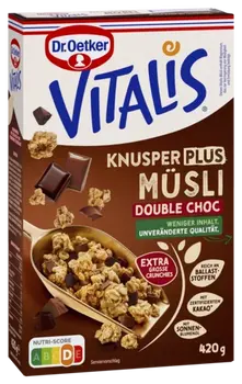 Dr. Oetker Vitalis hrskavi musli sa dve vrste čokolade