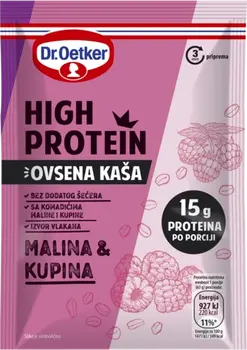 Dr. Oetker High protein ovsena kaša malina i kupina