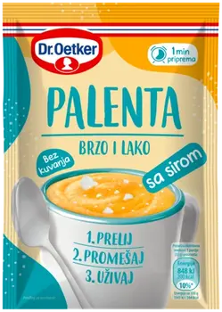 Dr. Oetker Palenta brzo i lako sa sirom