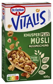 Dr. Oetker Vitalis hrskavi musli sa miksom koštunjavog voća