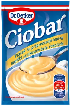 Dr. Oetker Ciobar topla čokolada bela