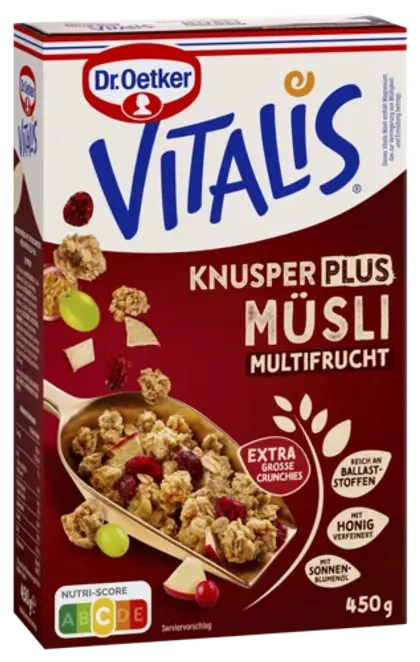 Dr. Oetker Vitalis hrskavi musli sa sušenim komadićima voća