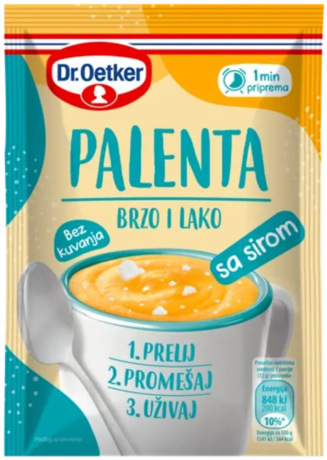 Dr. Oetker Palenta brzo i lako sa sirom