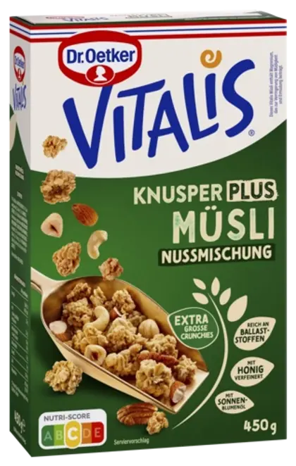 Dr. Oetker Vitalis hrskavi musli sa miksom koštunjavog voća