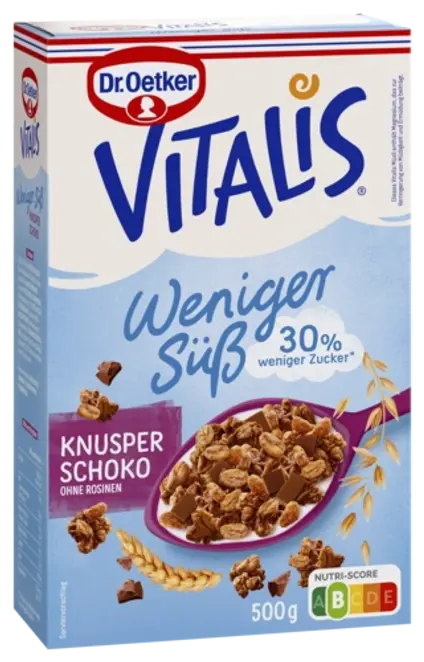 Dr. Oetker Vitalis hrskava čokolada sa 30% manje šećera