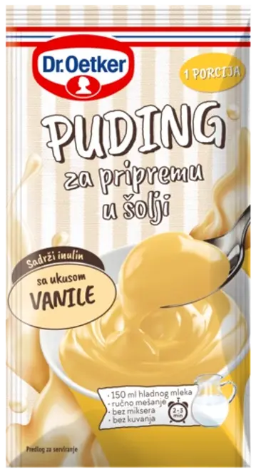 Dr. Oetker Puding za pripremu u šolji sa ukusom vanile