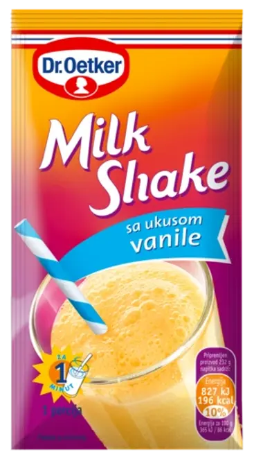 Dr. Oetker Milk shake sa ukusom vanile