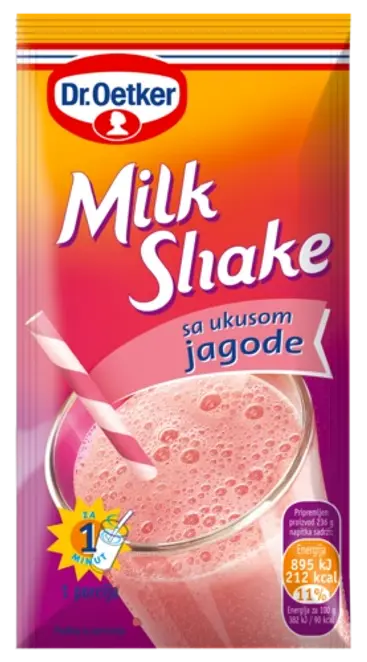 Dr. Oetker Milk shake sa ukusom jagode