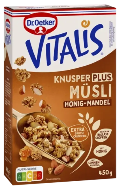Dr. Oetker Vitalis hrskavi musli sa medom i bademom