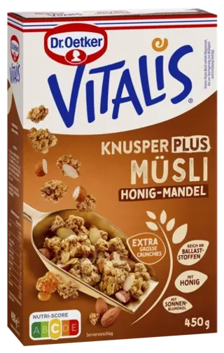 Dr. Oetker Vitalis hrskavi musli sa medom i bademom