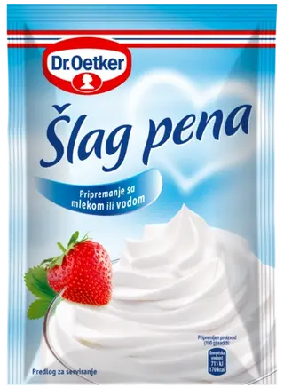 Dr. Oetker Šlag pena ili 150 ml mleka