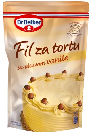 Dr. Oetker Fil za tortu sa ukusom vanile (140g)