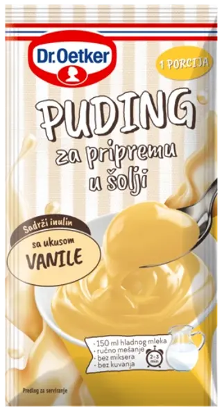 Dr. Oetker Puding za pripremu u šolji sa ukusom vanile