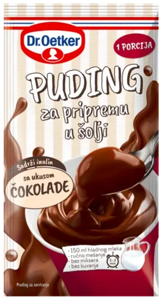 Dr. Oetker Puding za pripremu u šolji sa ukusom čokolade