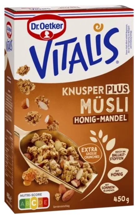 Dr. Oetker Vitalis hrskavi musli sa medom i bademom