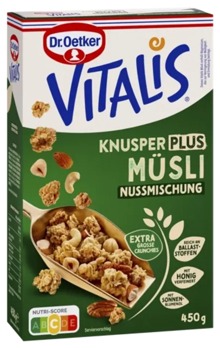 Dr. Oetker Vitalis hrskavi musli sa miksom koštunjavog voća