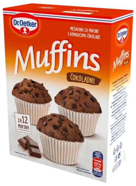 Dr. Oetker Čokoladni mafini (360 g)