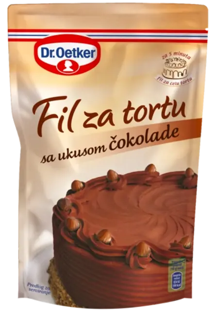 Dr. Oetker Fil za tortu sa ukusom čokolade (160g)