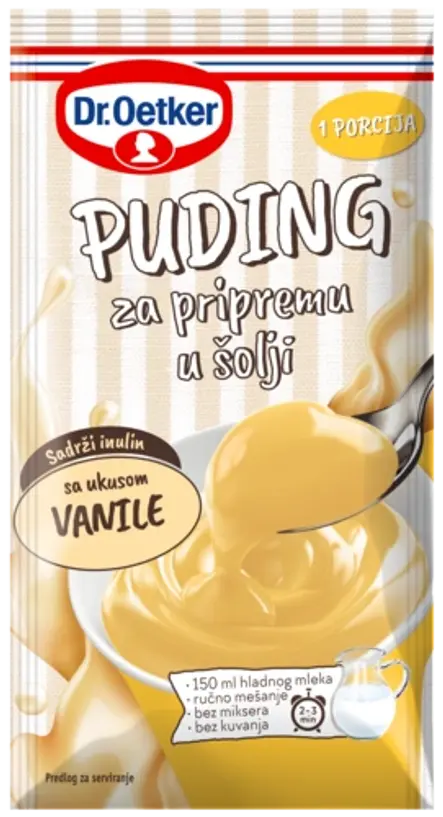 Dr. Oetker Puding za pripremu u šolji sa ukusom vanile
