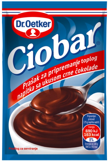 Dr. Oetker Ciobar topla čokolada crna