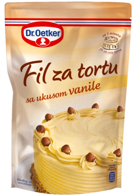 Dr. Oetker Fil za tortu sa ukusom vanile