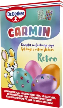 Dr. Oetker Carmin Retro gel boje za jaja i stikeri