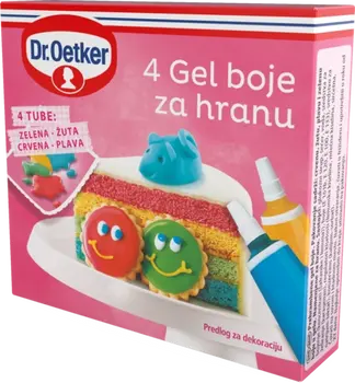 Dr. Oetker 4 gel boje za hranu
