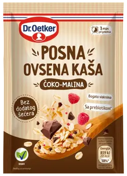 Dr. Oetker Posna ovsena kaša čoko-malina