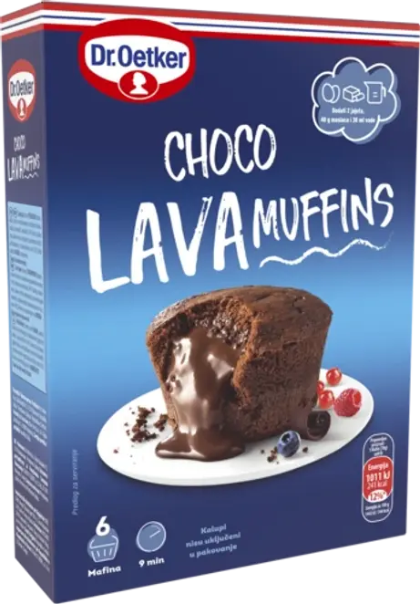Dr. Oetker Čoko lava mafini