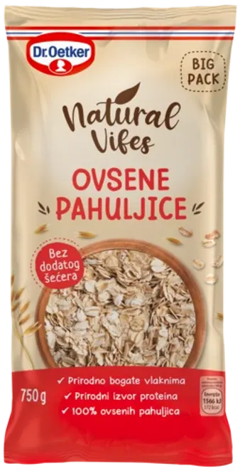 Dr. Oetker Natural Vibes ovsene pahuljice big pack