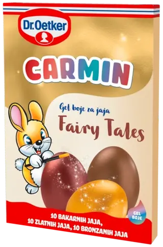Dr. Oetker Carmin Fairy Tales gel boje za jaja