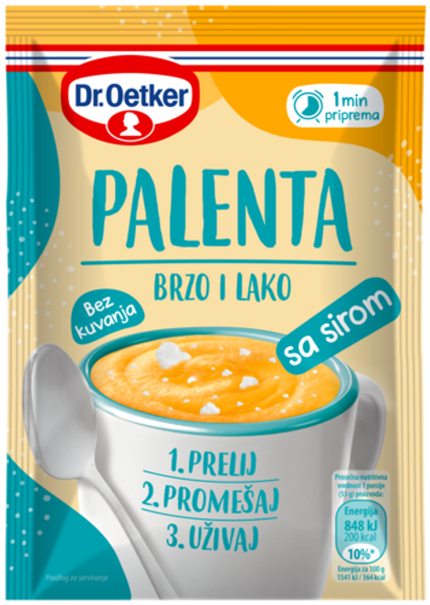 Dr. Oetker Palenta brzo i lako sa sirom