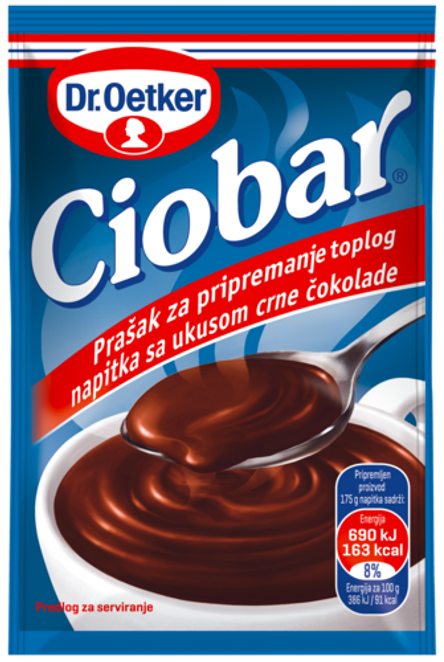 Dr. Oetker Ciobar topla čokolada crna