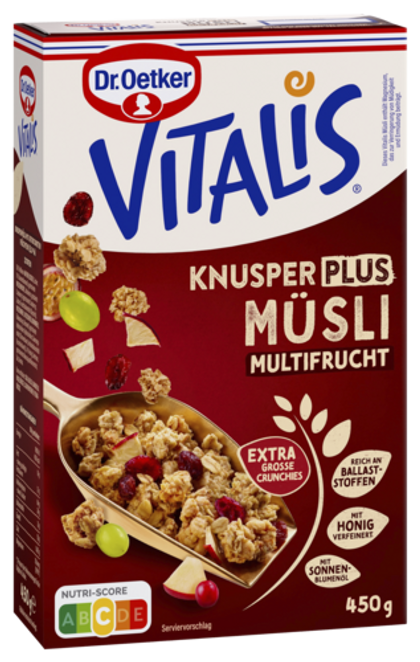 Dr. Oetker Vitalis hrskavi musli sa sušenim komadićima voća