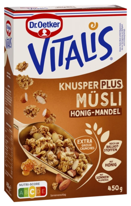 Dr. Oetker Vitalis hrskavi musli sa medom i bademom
