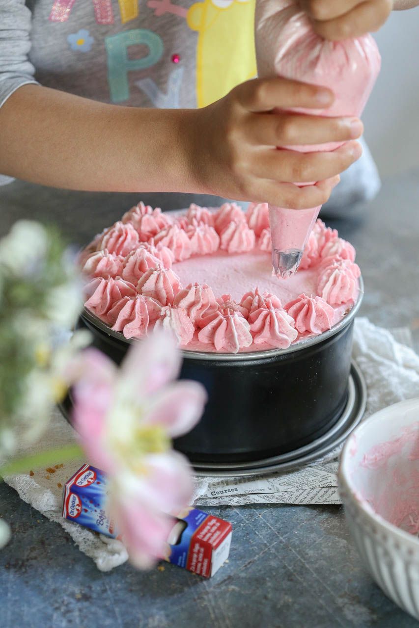 Roze Cheesecake